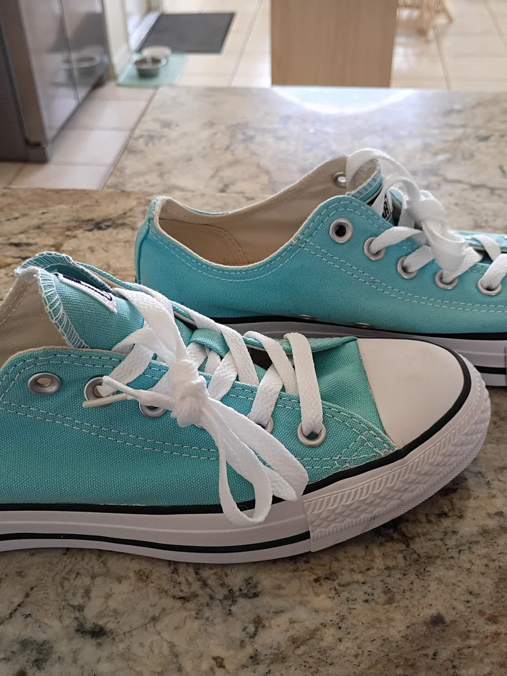 Converse Low-Top Sneakers in Perfect Aqua Blue Brand New Never Worn! 8.5 - Picture 2 of 6